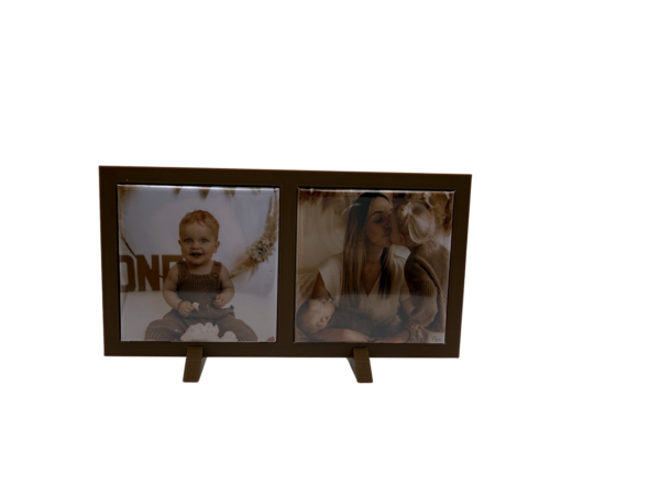 fotolijst-3d-1x2-bruin-foto Fotolijst voor fotomagneten