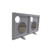 fotolijst-3d-1x2-wit Fotolijst voor fotomagneten