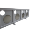 fotolijst-3d-1x4-wit Fotolijst voor fotomagneten